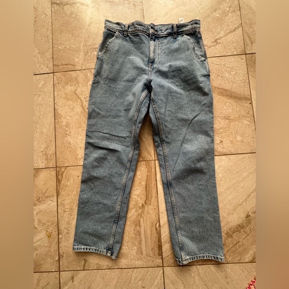 Zara Classic Denim Size 34x31 Womens Mom Jeans NWOT